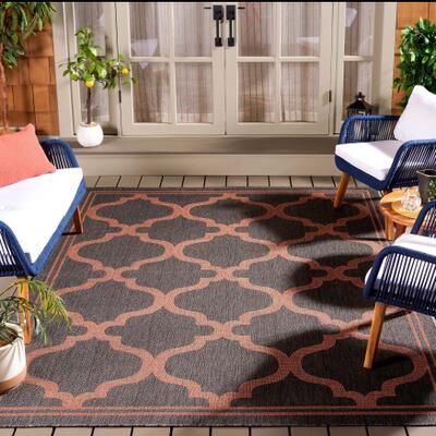 SAFAVIEH Bermuda Washable Mercy Indoor/ Outdoor Waterproof Rug