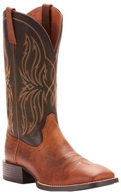 Ariat Sport Rustler - Mens 10 Brown Boot D