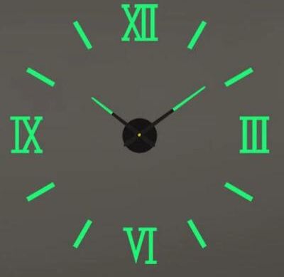 Uplift Picks Modern 3D Wall Clock With DIY Acrylic Mirror Design 13 2 D (40 50cm)