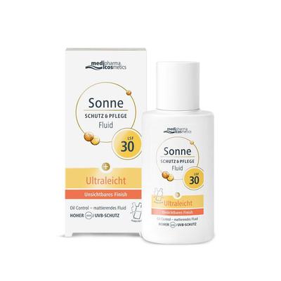 Sonne Schutz & Pflege Fluid ultraleicht LSF 30 50 ml Lotion
