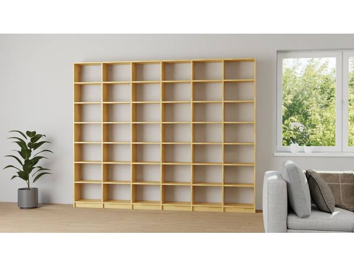 Bibliothek planen Buche Natur geölt