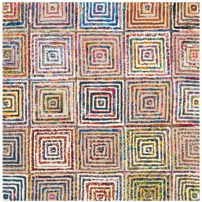 SAFAVIEH Handmade Nantucket Irmgardt Contemporary Cotton Rug