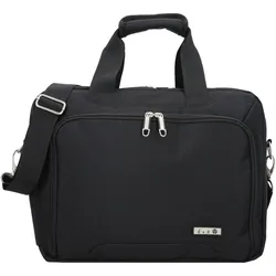 D&N Bags & More Aktentasche 39 cm Laptopfach (14.17"), Notebooktasche, Schwarz