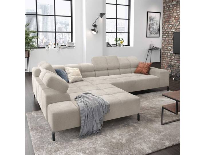 HOMELIV. Ecksofa Cambridge Feincord