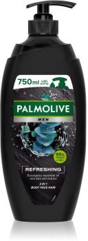 Palmolive Men Refreshing gel de banho para homens 3 em 1 750 ml. Men Refreshing