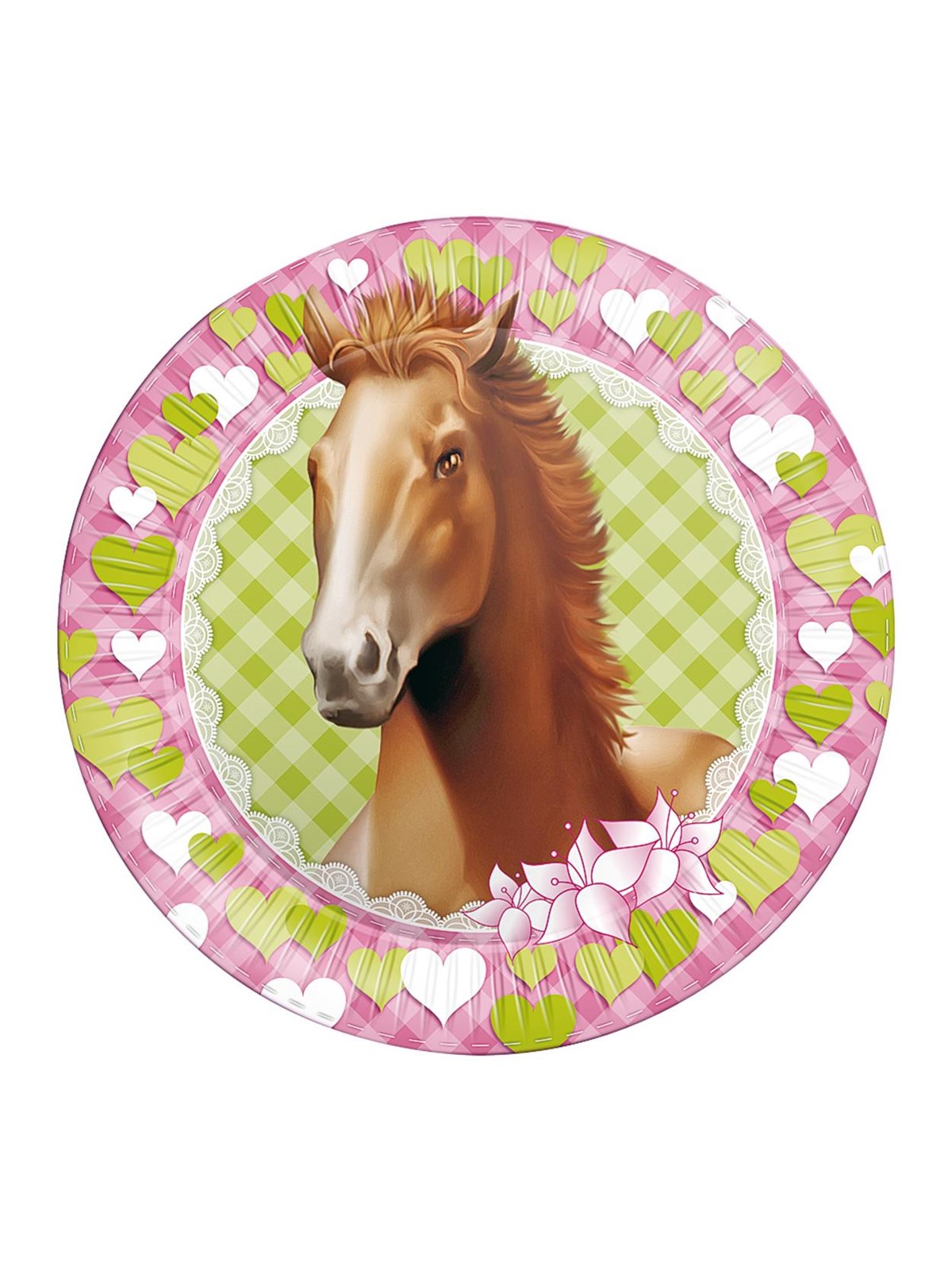 Haza Witbaard Plates Horses 8pcs.