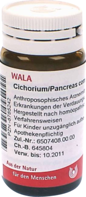 WALA Heilmittel GmbH CICHORIUM PANCREAS comp.Globuli 20 g 08785242