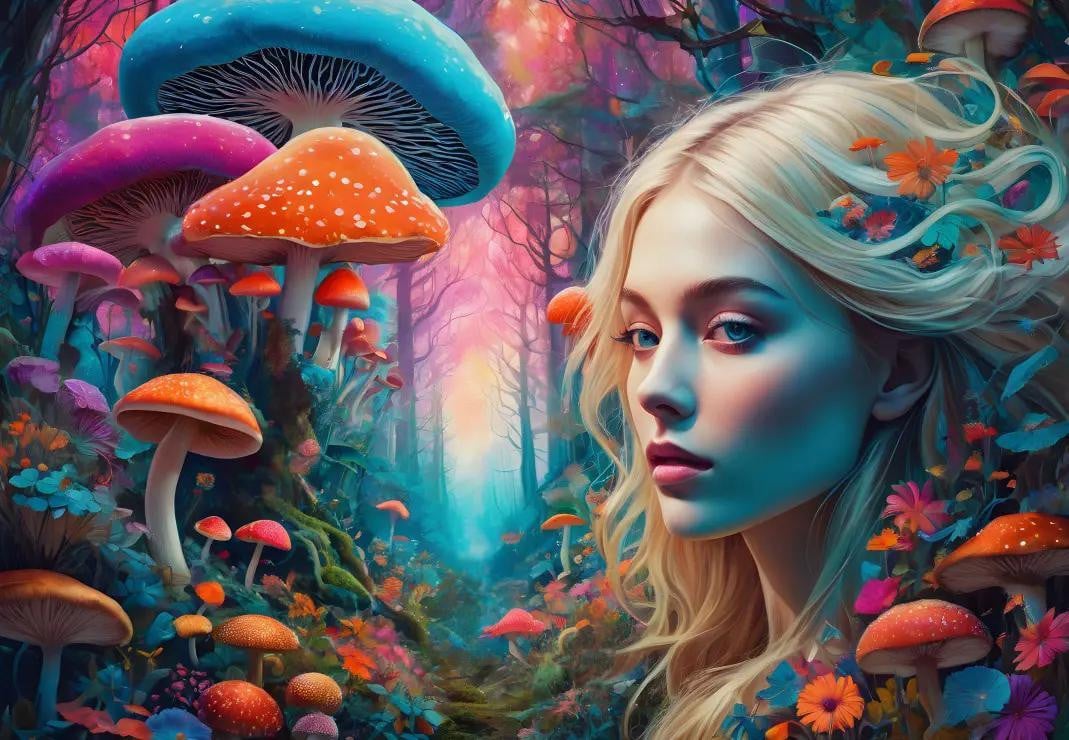 Bluebird Puzzel Regenboogbos 1000 stukjes