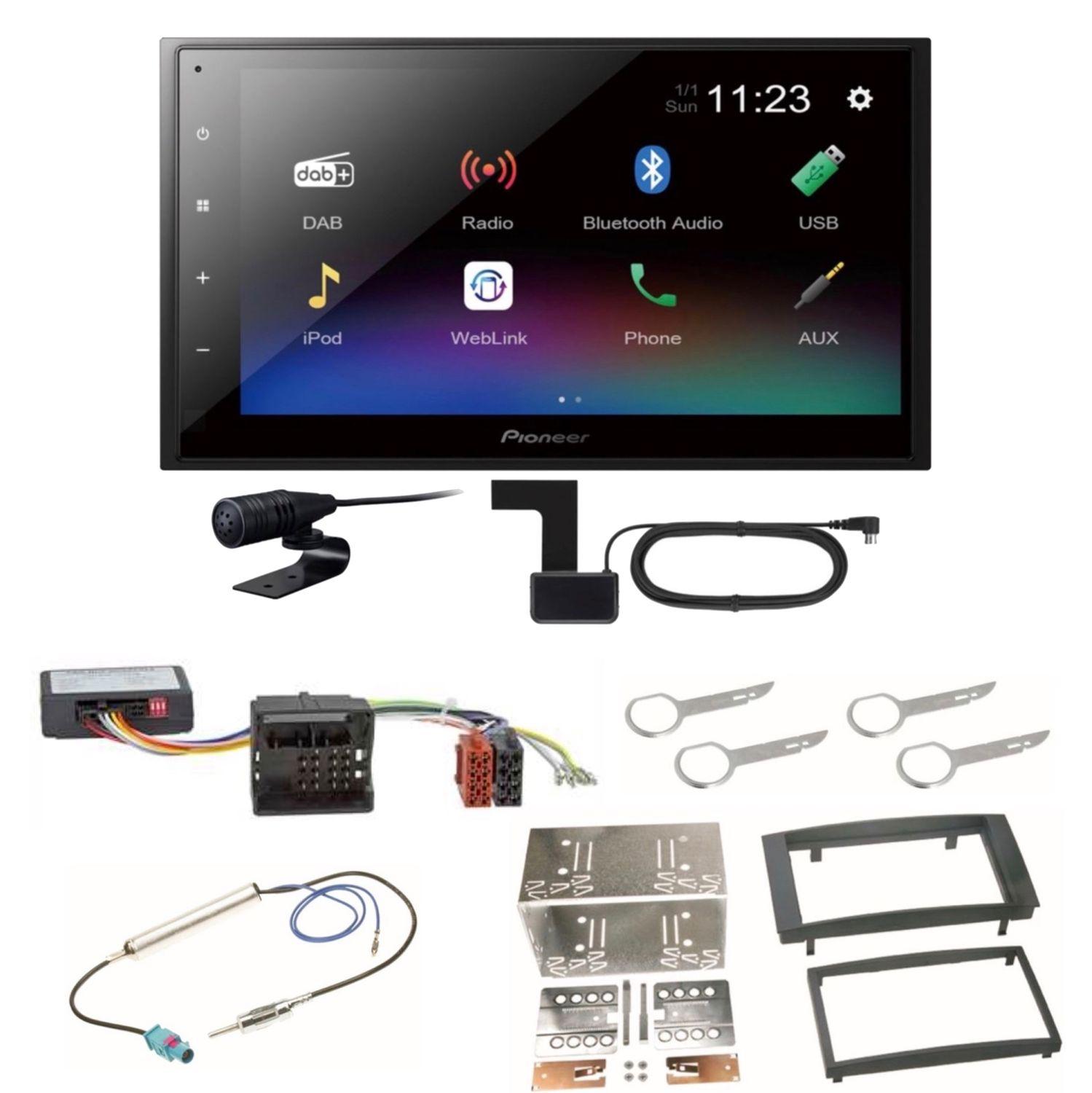 Pioneer DMH-A340DAB Bluetooth USB Digitalradio MP3 Moniceiver Einbauset für T5
