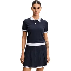 J. LINDEBERG Polo Polly Pointelle, navy