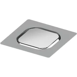 TECEdrainpoint S befliebarer Aufsatz 3660016 100x100mm, Edelstahl, Fliesenträger rahmenlos