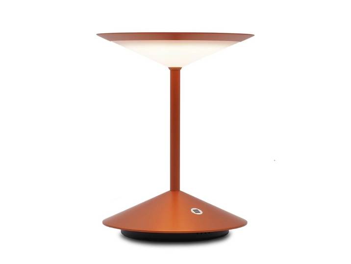 PENTA LIGHT lampe de table NARCISO 2.0 (Orange - métal et PMMA)