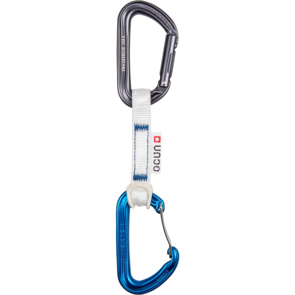 Ocun Hawk QD Combi Bio-dyn-ring 15 mm 10 cm 6-pack blue 05343