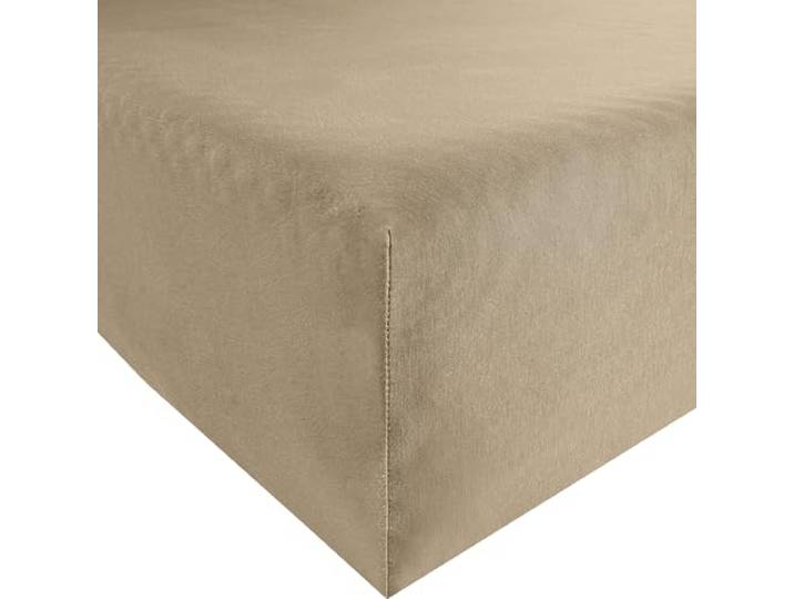 Bassetti Spannbettlaken Uni 4A/498 Taupe Baumwolle/Elastan, Maße: 140cm x 200cm, 160cm x 220cm, 9302340