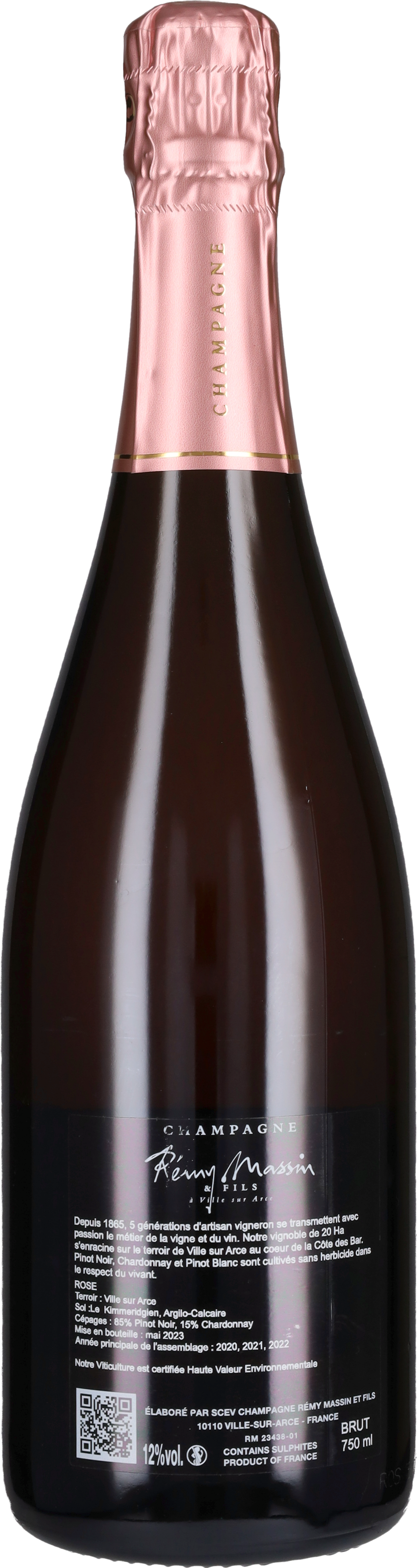 Champagne Rosé Brut Remy Massin
