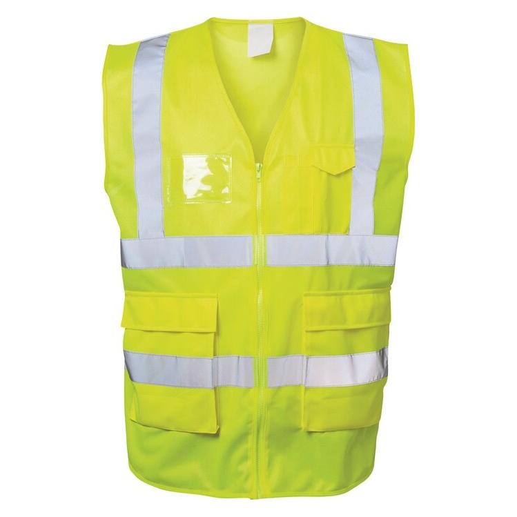 Safestyle Warnweste ALBIN Grösse XL gelb EN ISO 20471 Kl. EN ISO 13688 (XL) (23510-3)