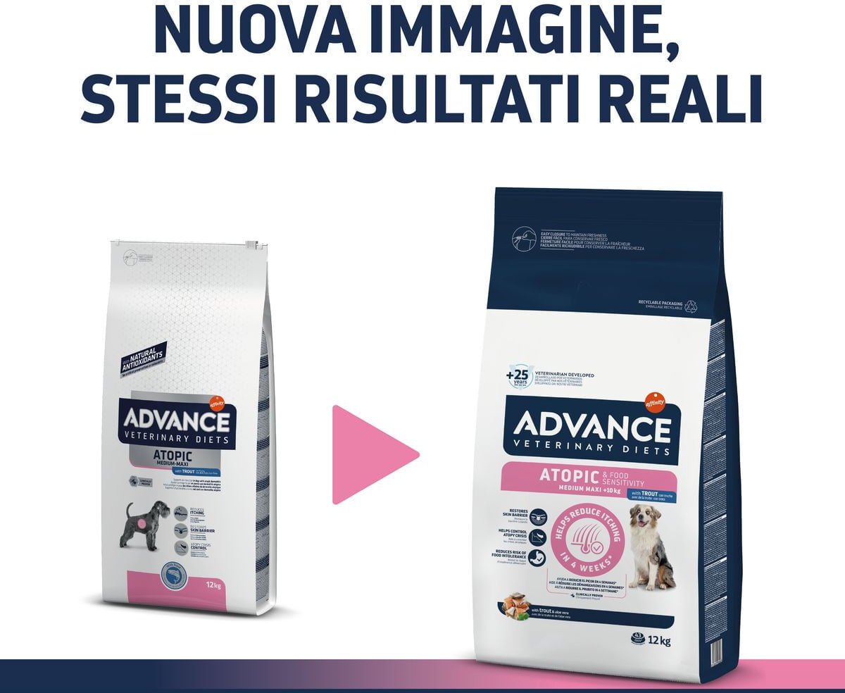 Advance Diets Dog Adult Atopic Medium Maxi Trota 12KG