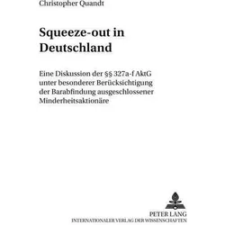 Squeeze-out in Deutschland, Fachbücher von Christopher Quandt