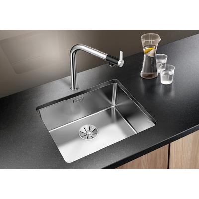 Küchenspüle BLANCO "ANDANO 500-U", silber (edelstahl seidenglanz), B:54cm, Edelstahl, Küchenspülen