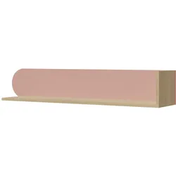 WANDREGAL Lena für Kinder und Jugendliche, 120 cm, Eiche Cremona/Macadamia/Puderrosa