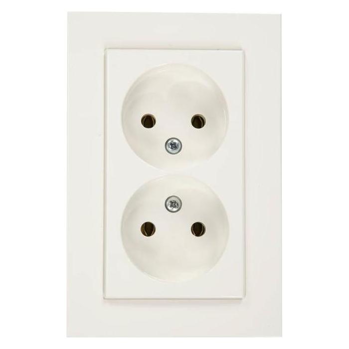 Vila Socket Double White Xp (477910111044)