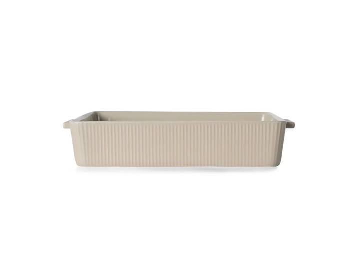 Sagaform Plat à four Flora beige 36x23 cm