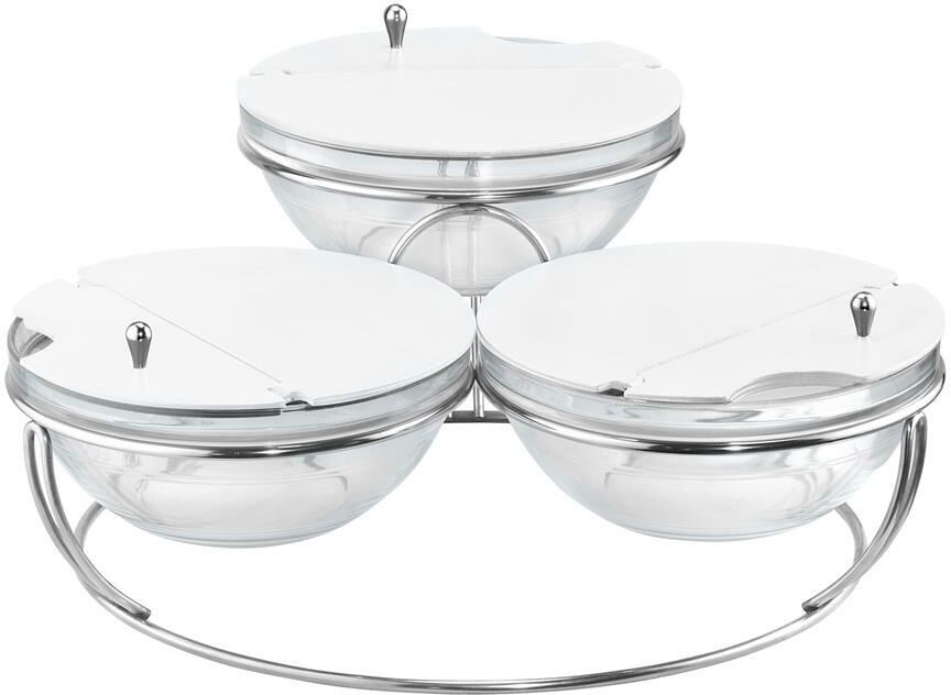 Pintinox Stand 3 Ciotole Cereali 48 cm