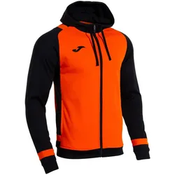 JOMA Lider Kapuzen-Trainingsjacke Kinder 881 - orange/schwarz 104