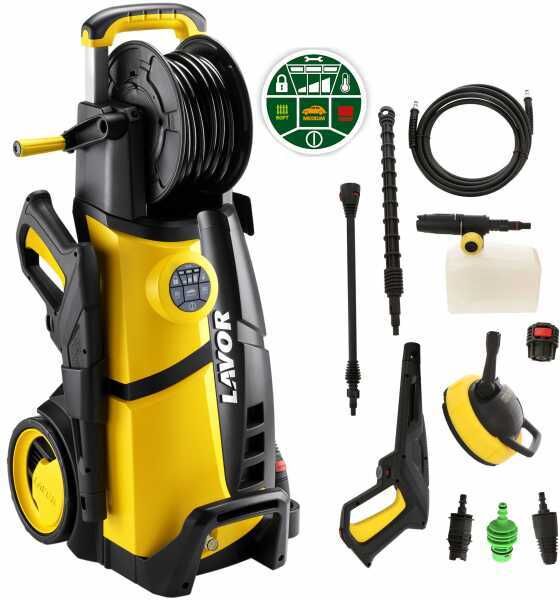 Nettoyeur haute pression Lavorwash à eau froide Lavor LVR4 Plus 160 Digit - 160 bars max