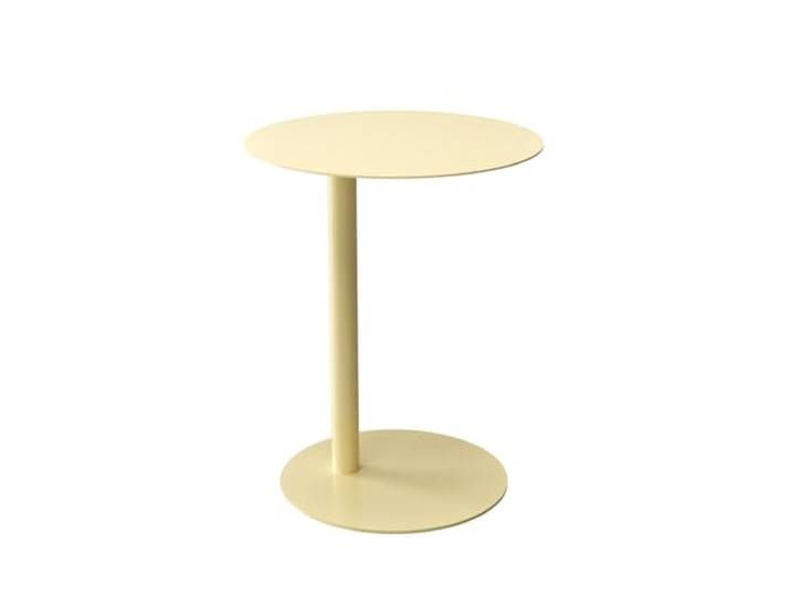 XCHtuerFY Beistelltisch, Moderne Akzentmöbel for Wohn- und Schlafzimmer, Snacks(15.75 lx15.75 wx24.8 h(40x40x63cm),Light Yellow)