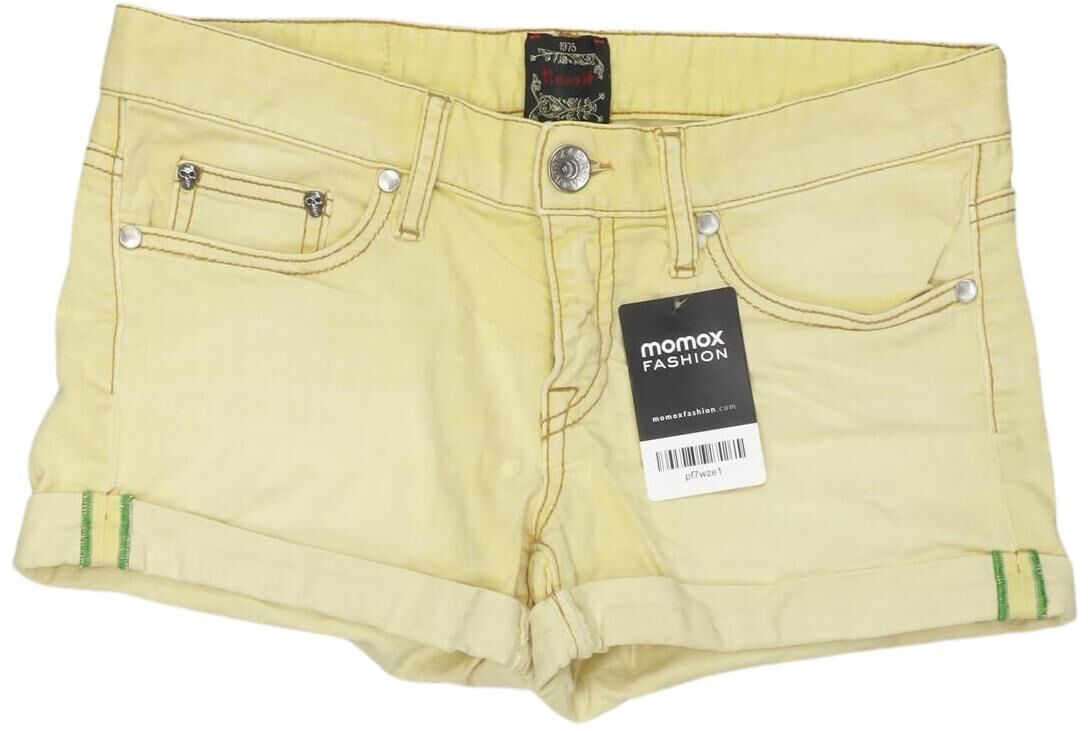 Ra-Re Damen Shorts, Gelb, Gr. W27, Elasthan / Baumwolle - Second Hand