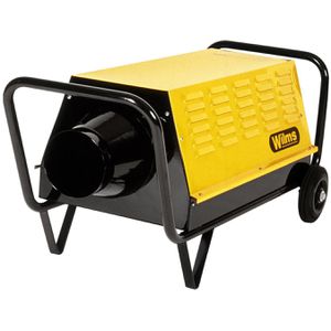 Wilms Heizlüfter EL 15, mit 4 Stufen bis 15000 Watt, Elektroheizer 400V mit Spritzwasserschutz, 900 m³/h