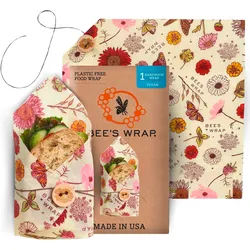 Bees Wrap Pflanzenwachstuch Vegan Meadow Magic für Sandwiches