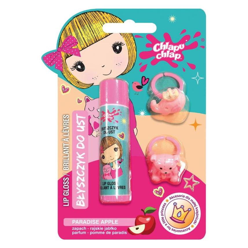 Chlapu Chlap Splap Splap Lip Gloss Apfel + 2 Ringe (Lippenpflege Set) (40739178)