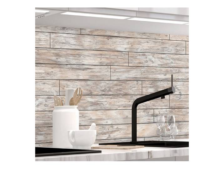 Stickerprofis Küchenrückwand PLANKEN (Matt-Finish), (Premium), 1,5mm, selbstklebend, hält auf besonders vielen Öberflächen