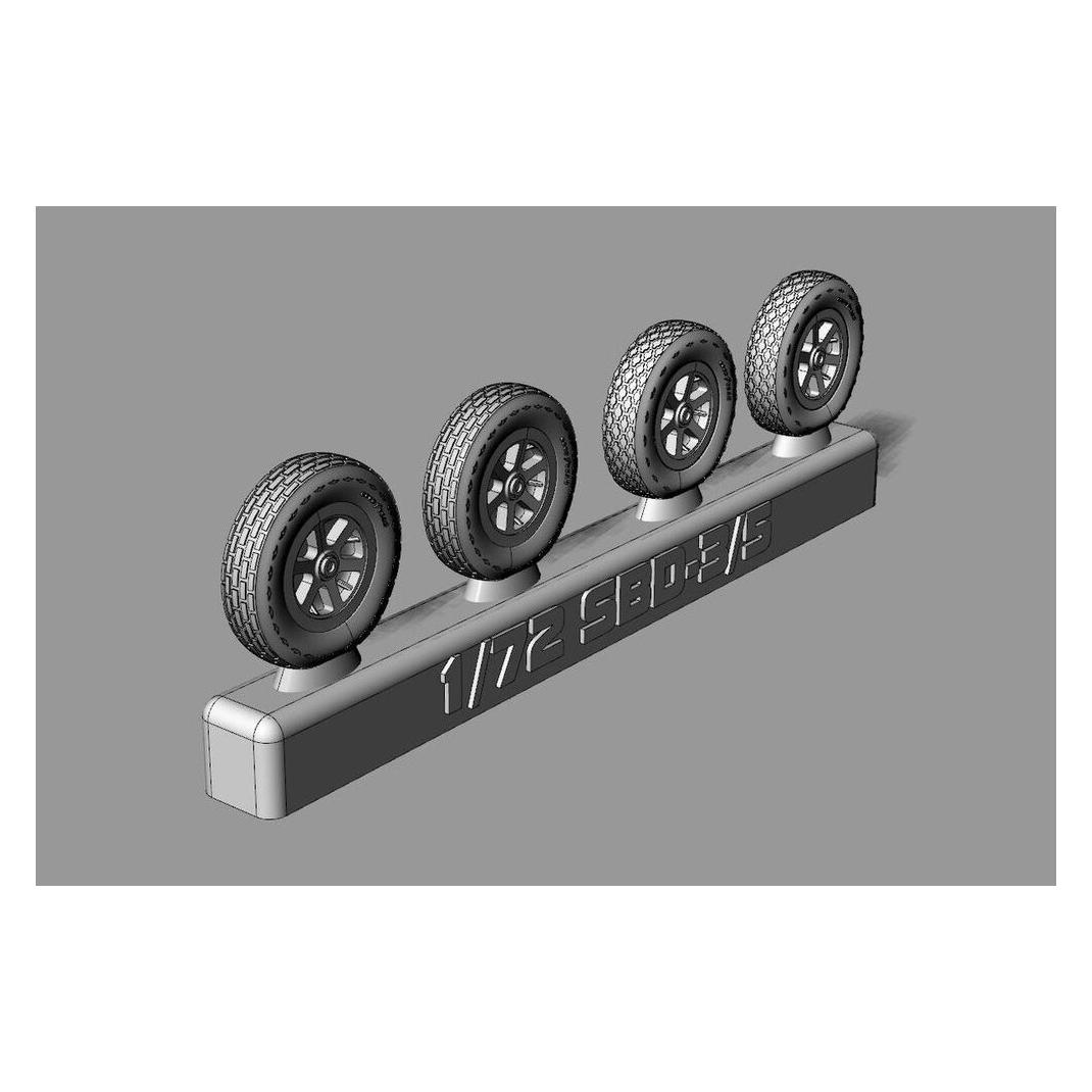 Brengun SBD Dauntless Wheels (BRL72239)