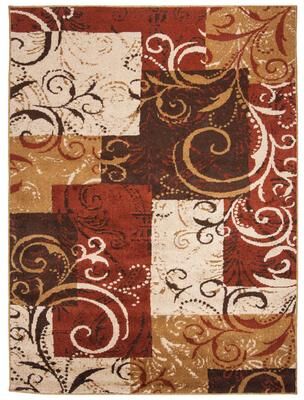 SAFAVIEH Kashmir Estefani Scroll Silky Polyester Rug
