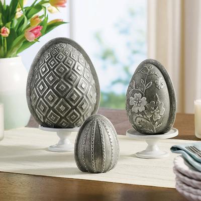 Antique Easter Egg Mold, Set Of Three - Grandin Road