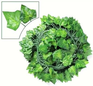 Uplift Treasures Artificial Ivy Leaf Garland Hanging Vine Decor sweet Potato 4m (2 String)