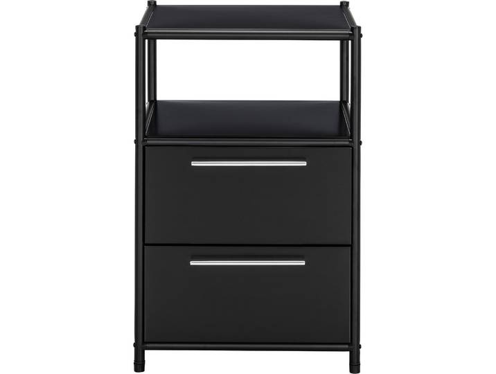 Sideboard Cubo Schwarz Metall B 41 H 60 cm - Möbel Konfigurator: Traummöbel individuell zusammenstellen - Sideboard