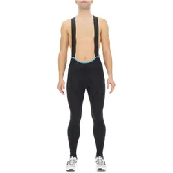 UYN Race Deepwinter Fahrrad-Trägerhose Herren black/turquoise L