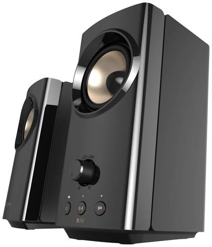 Creative T60 2.0 2.0 PC-Lautsprecher Bluetooth, Kabelgebunden, Digital 60W Schwarz