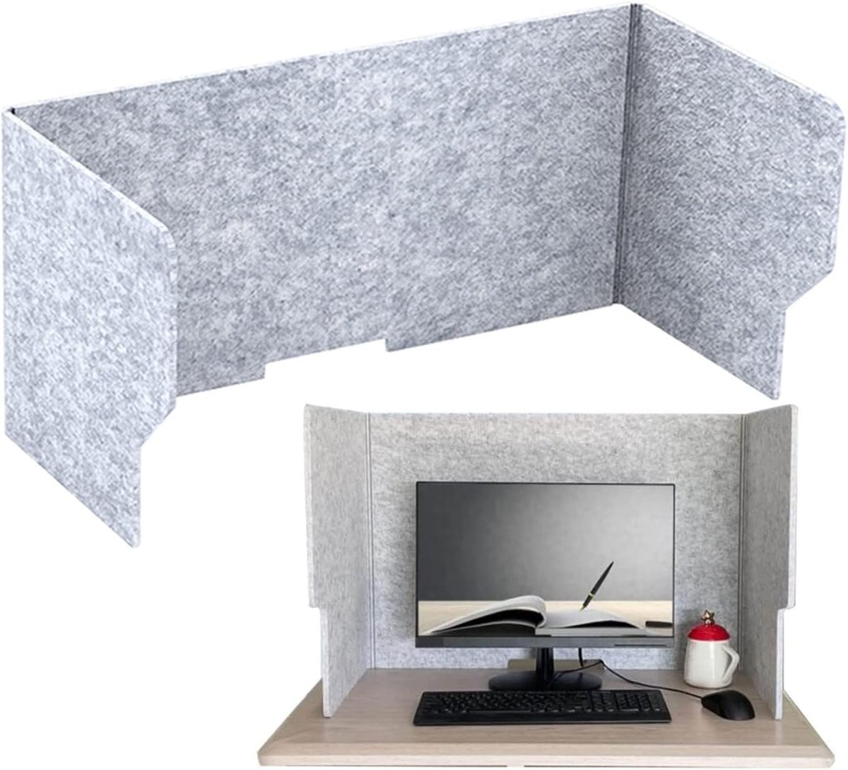 Bureau Privacy Panel Akoestische Divider Rood