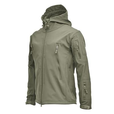Herren Kapuzenjacke Wintermantel Wanderfleecejacke Winter Draussen Patchwork Winddicht Warm Weich Bequem Fleecejacken Vollreißverschluss Camping / Wandern / Höhlenforschung Reisen Wintersport