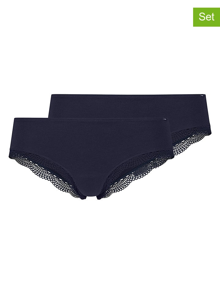 Skiny 2er-Set: Slips in Dunkelblau - 40