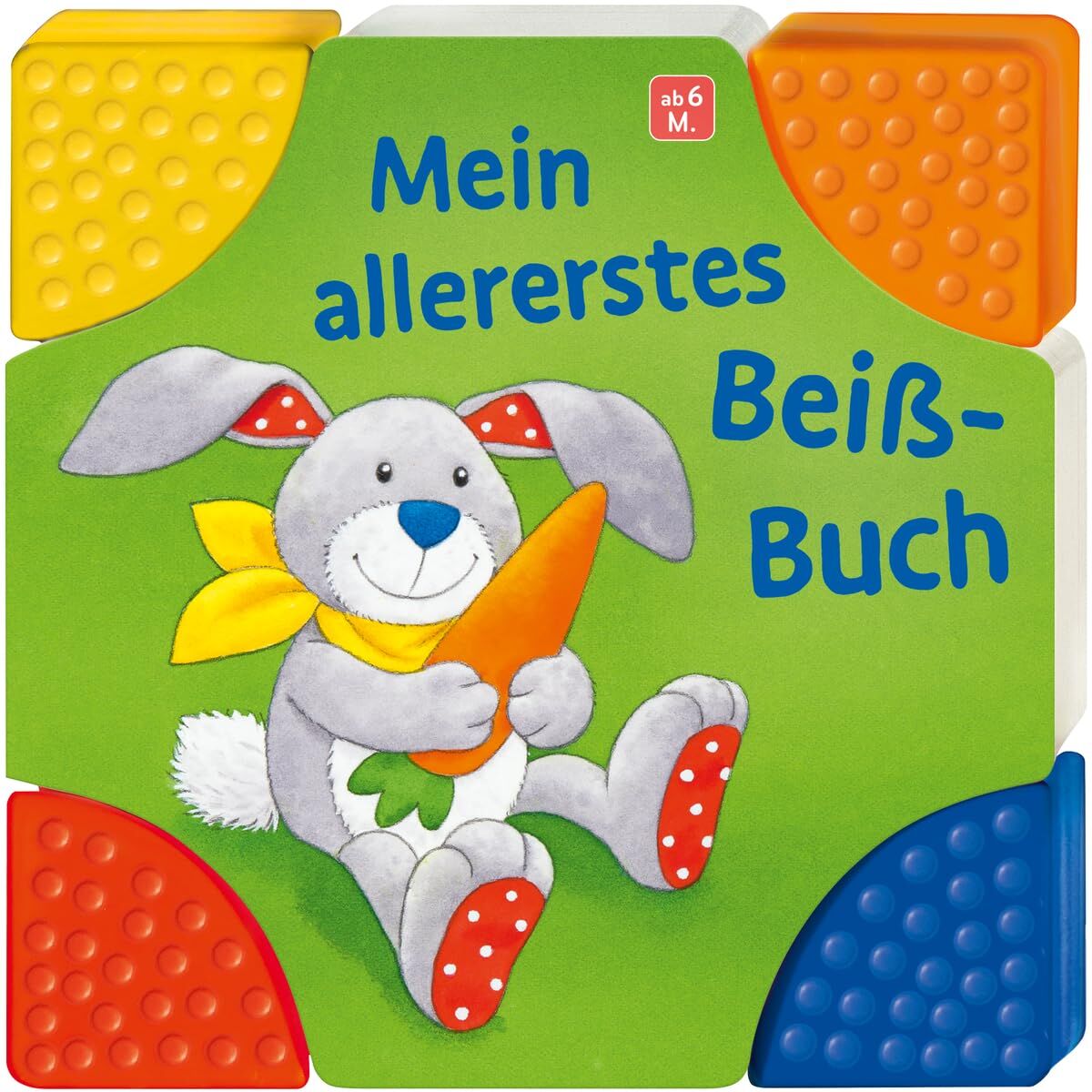 Mein allererstes Beißbuch: Pappbilderbuch mit bunten Beißecken - für Babys ab 6 Monaten - Hilft beim Zahnen - Preis vom 14.10.2026 23:07:16 h