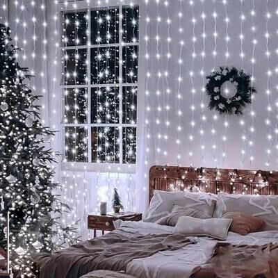 Uplift Picks Radiant USB Curtain Lights For Peaceful Ramadan And Eid Celebrations Home white 4mx3m 450leds