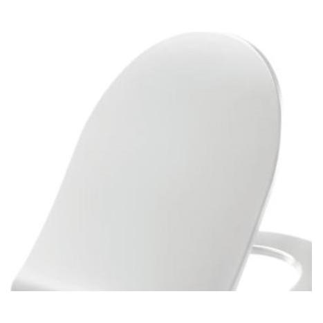 Pressalit Spira+Spira Art Sitz - Weiss mit Absenkautomatik und abnehmbarem Oberteil, geeignet für 601 (946000-DF2999)