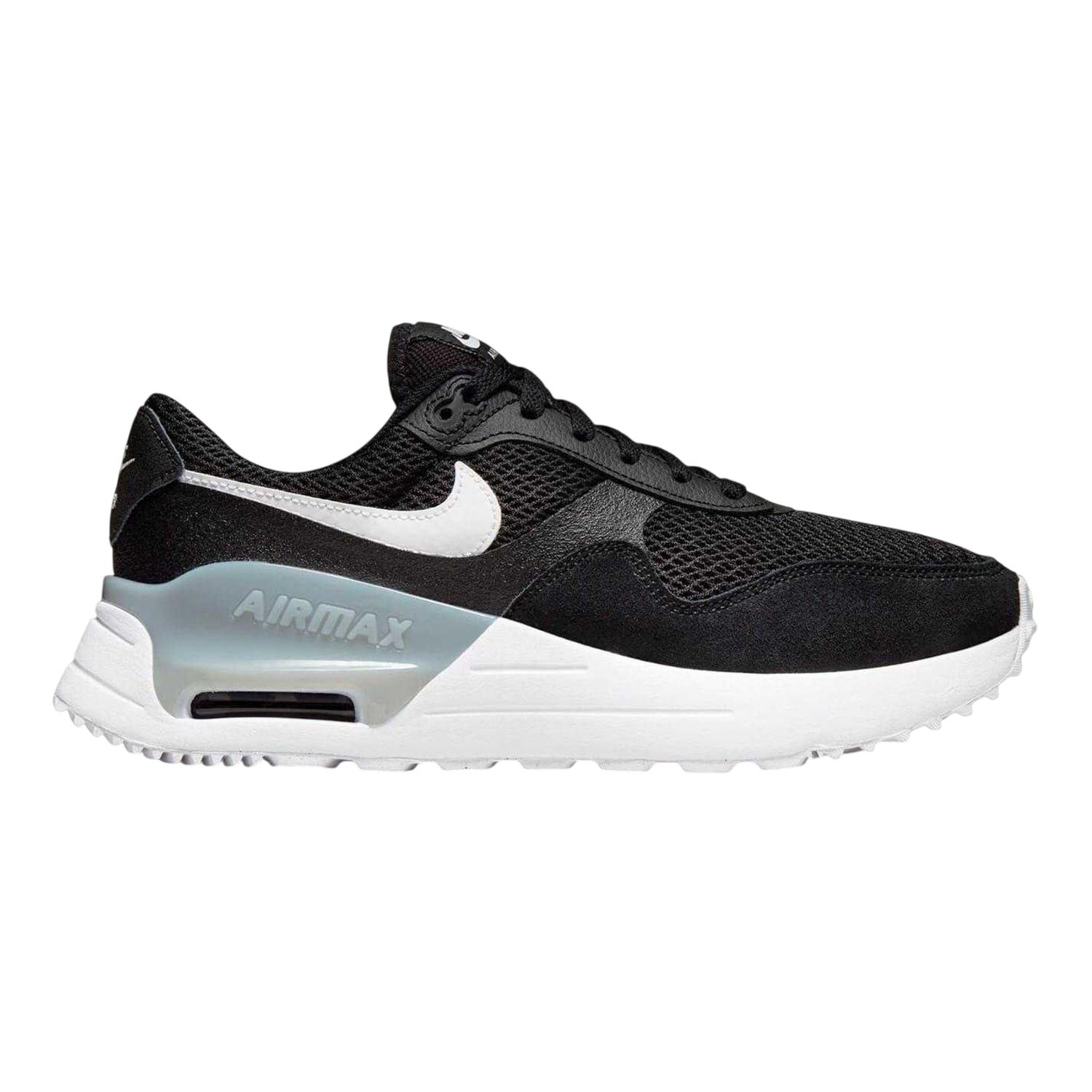 Nike - "Air Max Systm" Sneaker für Damen, Netzmaterial (Schwarz/Weiß)