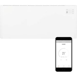 Eurom Konvektorheizung Alutherm 2000 WiFi, weiß, bis 32 m², 2000 W, Stand- & Wandgerät, mit Thermostat, Display & Timer